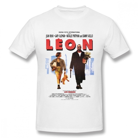 LEON The Professional Vintage T Shirt For Male 3D Print Nice Summer Breathable Camiseta Casual Top design Tees ► Photo 1/4