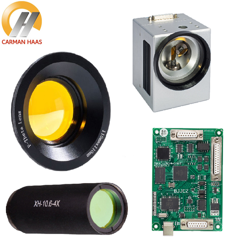 CO2 Laser Galvo Scanner Head 10mm aperture + ZnSe Scan Lens +Beam Expander 2X 3X 4X + BJJCZ Control Card for CO2 Laser Marking ► Photo 1/6