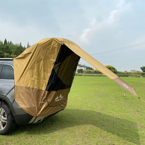 Anti Ultraviolet Rays Car Trunk Tent SUV Self-driving Tour Barbecue Camping Tail Extension Sunshade Rainproof Tourist Tent Tents ► Photo 1/6