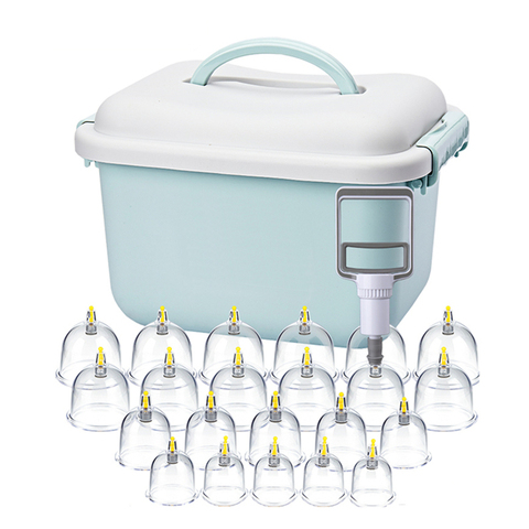 Vacuum Cupping body Massager Ventosa Suction Cups Jar Set Plastic Vacuum Suction Therapy Cupping Set Cans for Massage ► Photo 1/6