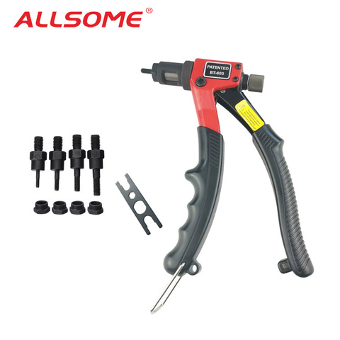 ALLSOME BT-603 Manual Riveter Gun (M3/M4/M5/M6) Hand Rivet Tool Kit Rivet Nut Setting Tool Nut Setter ► Photo 1/3