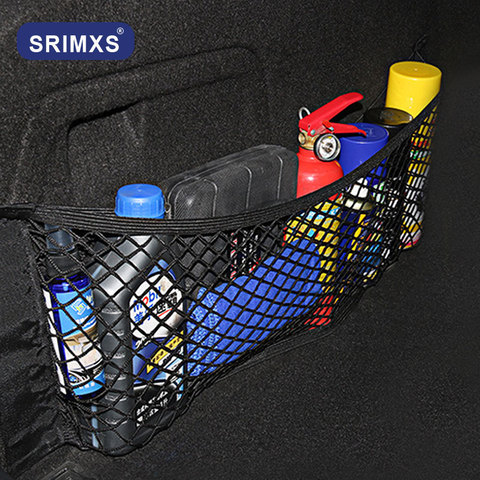 Mesh In Trunk Organizer Car Trunk Net Nylon Auto Cargo Storage Mesh Organizer In Trunk For SUV Cars Luggage Nets Travel Pocket ► Photo 1/6