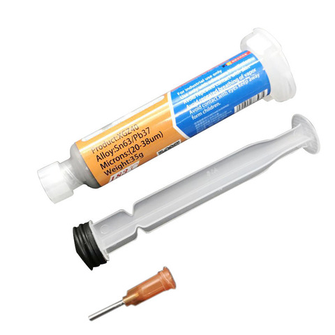 Xg-z40 Solder Paste Flux  10cc Needle Shaped Sn63/Pb37 25-45um Syringe to Mobile Phone Repair Computer Services Industry ► Photo 1/6