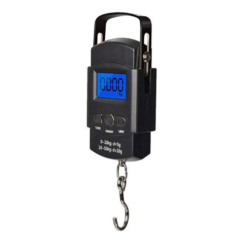 50KG  5/10g Mini Portable Digital Scale  With One Meter Tape Measur For Fishing Luggage  Kitchen Weighting ► Photo 1/6