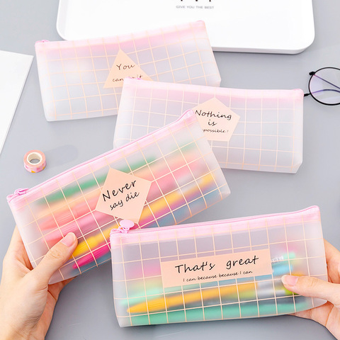 1 Pcs Kawaii Pencil Case Small fresh and simple School Pencil Box Pencilcase Pencil Bag School Supplies Stationery ► Photo 1/6