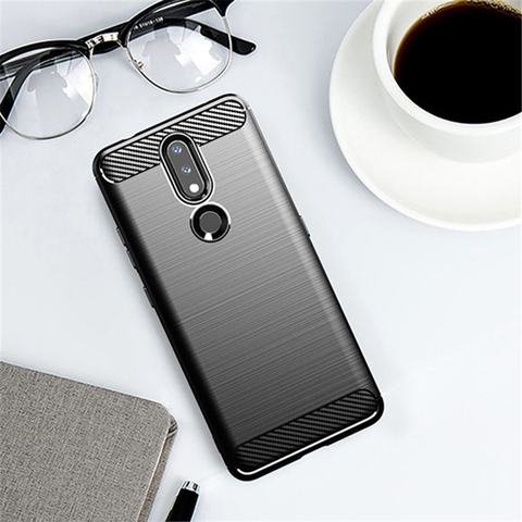 For Nokia 2.4 Case Bumper Rubber Silicone Shockproof Carbon Fiber Cover For Nokia 2.4 3.4 5.3 8.3 Phone Case For Nokia 2.4 Case ► Photo 1/6