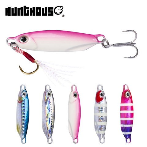 Hunthouse new lure 2022 fishing lure metal jig Casting jig en plomb pour la pêche sur chasse shore jigging 15g 18g 28g 38g 56g ► Photo 1/6