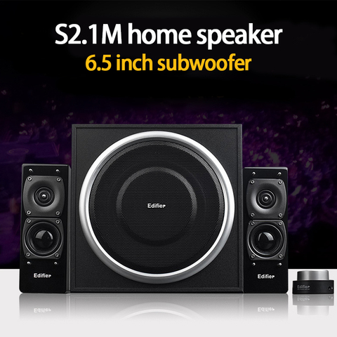 KYYSLB S2.1M Home 2.1 Channel Wooden Speaker Desktop Power Amplifier Computer Audio Overweight Subwoofer ► Photo 1/6