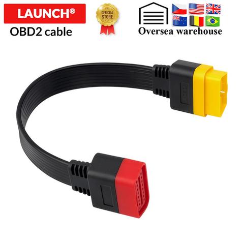 AUTOOL 16Pin OBD2 Extension Cable for EasyDiag/iDIAG/X431 OBDII Connector 14CM