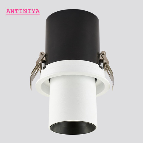 1pcs NEW LED Aluminum recessed COB dimmable Rotating Downlight ac85-265V 9W 12W 15W LED Ceiling Lamp Spot Lights Indoor Lighting ► Photo 1/5