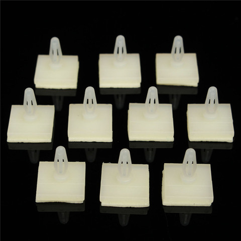 100 PCS HC-5 Nylon Plastic Stick On PCB Spacer Standoff Locking Snap-In Posts Fixed Clips Adhesive 3mm Hole Kit ► Photo 1/6