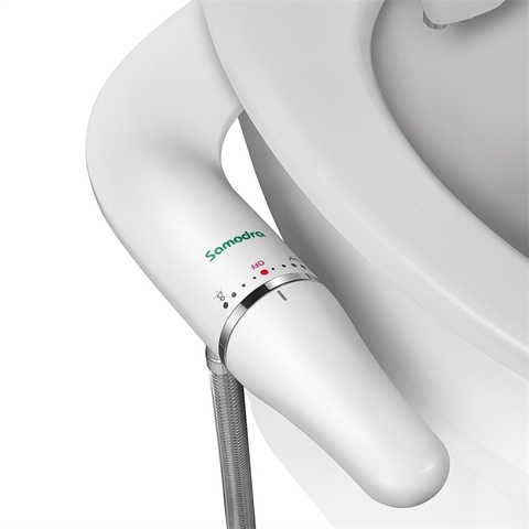 SAMODRA Bidet Attachment Ultra-Slim Toilet Seat Attachment With Brass Inlet Adjustable Water Pressure Self-cleaning ► Photo 1/6