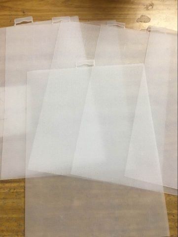 Top Quality 14CT Clear Plastic Canvas Fabric For Cross Stitch Ornament Ornaments Wind Chimes Bell Windbells, 28x21cm ► Photo 1/1