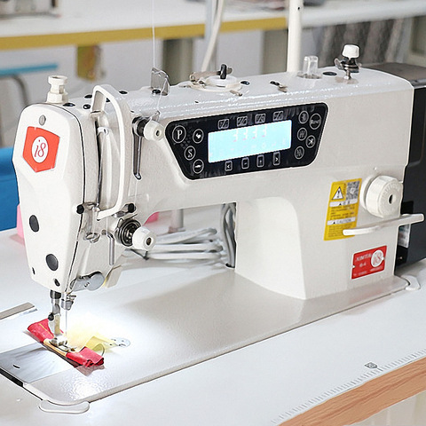 Computer Direct Drive Flat Sewing Machine Automatic High Speed Industrial Sewing Machine Electric Single Needle Flat Car ► Photo 1/5