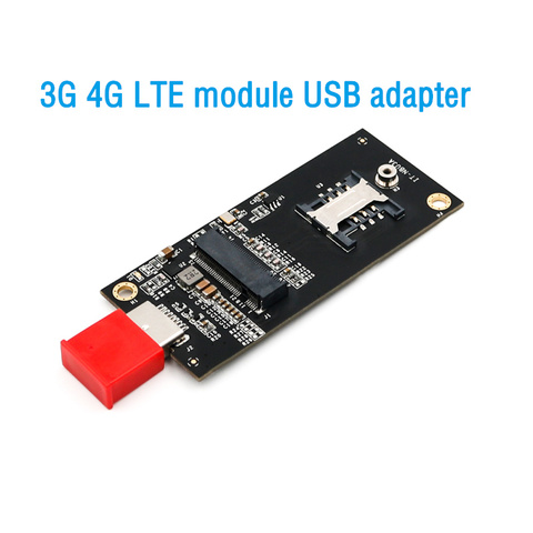 M2 USB adapter M.2 NGFF DW5811E DW5821E DW5816E  ME936 EM7455 USB converter USB3.0 expansion card for 3G / 4G / 5G LTE module ► Photo 1/6