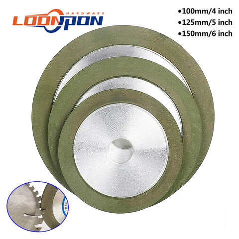 100mm/125mm/150mm Diamond Grinding Wheel  Grinding Circle Grit 150-320 for Tungsten Steel Milling Cutter Tool Sharpener Grinder ► Photo 1/6
