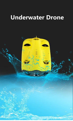 Gladius mini drones Five-Wheel Drive Miniature Underwater Submarine Drone Diving Drone with 4K Camera One-button lock depth 100m ► Photo 1/6