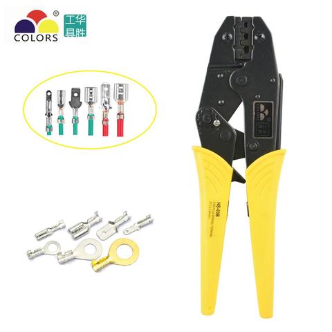 HS-03BC Crimping pliers for plug /tube/insulation/no insulation/crimping cap/coaxial cable terminals  230mm clamp tools 0.5-6mm ► Photo 1/6