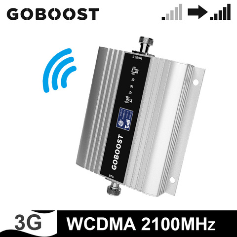 GOBOOST UTMS 2100 MHz Signal Booster 3g Cell Mobile Phone Amplifier Band 1 Single Band Cellular Repeater ► Photo 1/6
