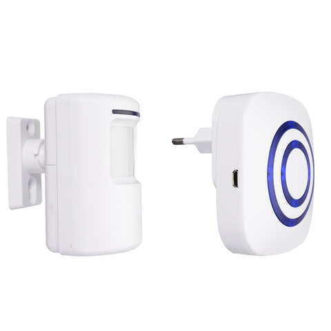 Wireless Doorbell PIR Store Shop Welcome Motion Sensor Infrared Detector Induction Alarm Door Hardware Tools Doorbells ► Photo 1/6