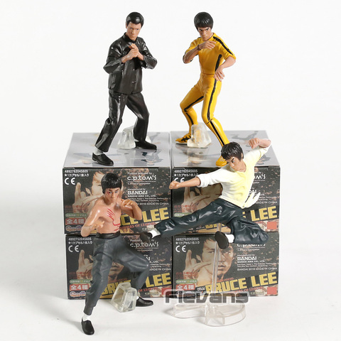 Bruce Lee Figure Enter The Dragon Fist of Fury Way of the Dragon Game of Death Bruce Lee Model Toy 4pcs/set ► Photo 1/6