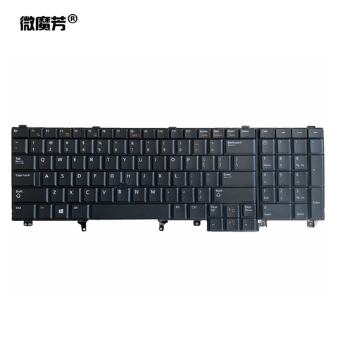 US NEW Laptop Keyboard For DELL E6520 E5520 M4600 M6600 E5530 E6530 M4700 M6700 E6540 English ► Photo 1/6