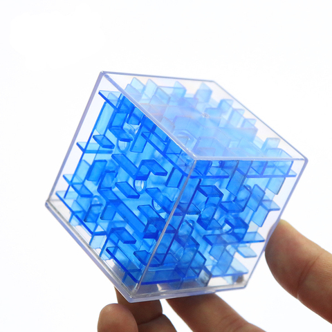Patience Games 3D Cube Puzzle Maze Toy Hand Game Case Box Fun Brain Game Challenge Toys Balance Educational Toy for Children ► Photo 1/6
