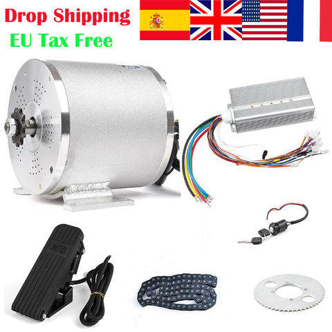 72V 3000W 50A bicicleta electrica  plegable Motor wheel  For Scooter Electric Bicycle Motor Ebike E-Car Engine Motorcycle Part ► Photo 1/6