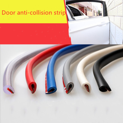 1M DIY Car Door Edge Strips Rubber Scratch Protector Moulding Strip Sealing Anti-rub Car-styling Accesorio For Auto Universal ► Photo 1/6