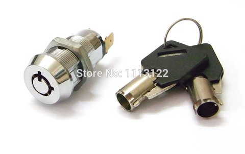 7 Pins Big Tubular Key Switch Lock 19MM Power Switch lock electronic lock Key removed in 2/1 position 1 PC ► Photo 1/4