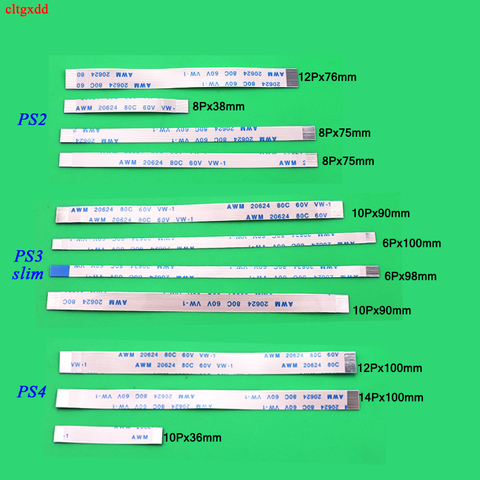 100PCS  Power Reset Switch Ribbon Flex Cable For PS4 PS3 slim PS2 30000 50000 70000 79000 90000 7000x 75000 77000 ► Photo 1/5