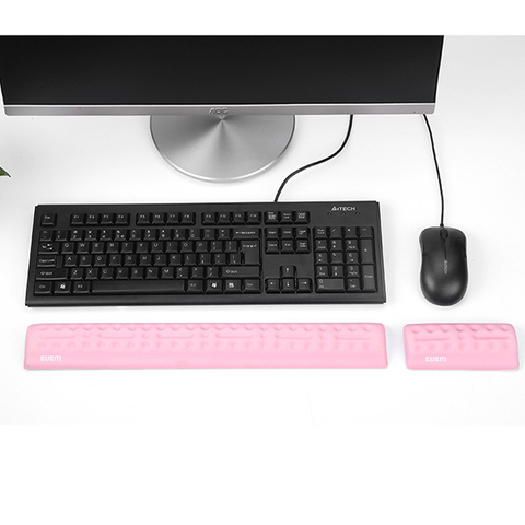 Keyboard Wrist Rest Gaming Memory Foam Hand Palmrest Support for Office, Computer, Laptop, Mac Typing and Pain Relief and Repair ► Photo 1/6
