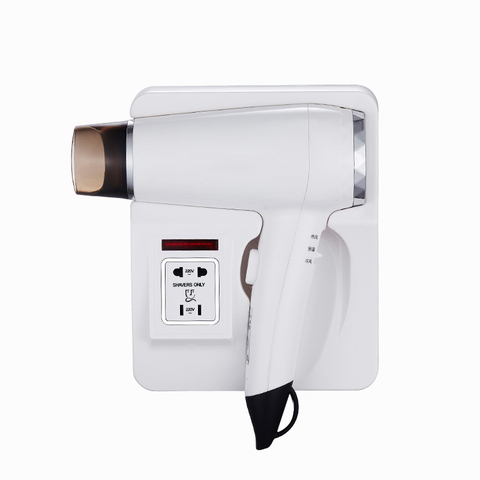 2022 New 1600W professional salon hair dryer hotel wall mounted AC 220V hair tools Cold and hot air three position blower ► Photo 1/6