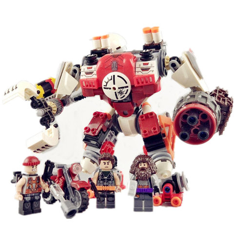 Fire Dragon Mech Robots Ninjagoed Series Model Building Blocks Bricks Figures Toys for Children Birthday Gifts ► Photo 1/6