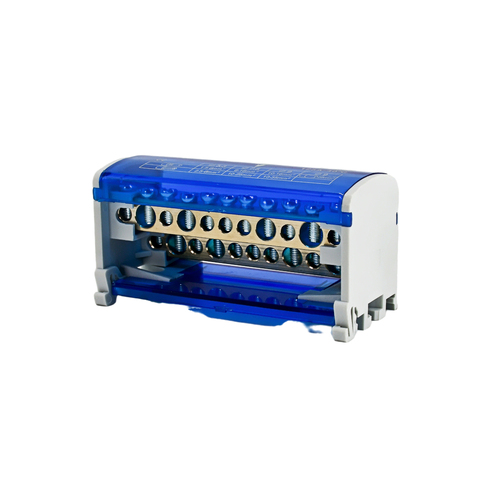 Din Rail Terminal Block Distribution Block Box WKH211 Modular Screw Connection Power Universal Electric Wire Junction Box ► Photo 1/1