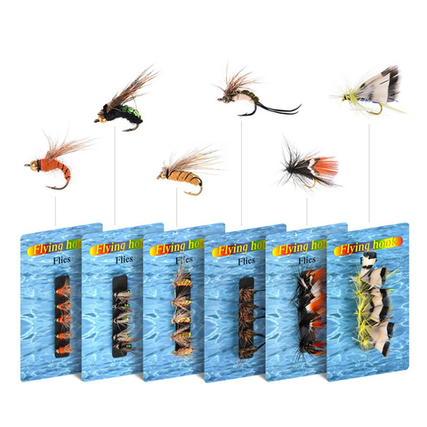 5pcs Hot Sale Brass Bead Head Fast Sinking Nymph Scud Fly Bug Worm Trout Fishing Flies Artificial Insect Fishing Bait Lure ► Photo 1/6