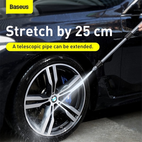 Baseus 2 in 1 Car Washer Gun With Mop High Pressure Washer Spray Nozzle Flexible Hose Car Washer Tornadoes Cleaning Washing Tool ► Photo 1/6