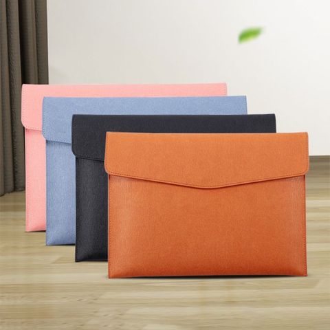 Waterproof Leather A4 Business Briefcase File Folder Document Paper Organizer Storage Bag School Office Stationery ► Photo 1/6