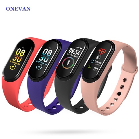 Fashion sports smart new watch men and women heart rate sphygmomanometer multi-function Bluetooth health waterproof bracelet ► Photo 1/6