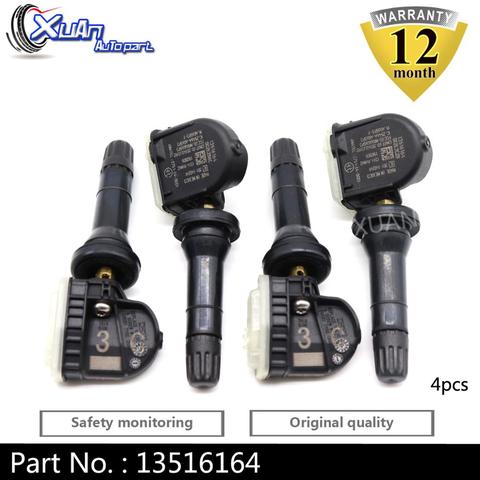 XUAN 4 PCS Tire Pressure Monitor Sensor TPMS For GMC Canyon Sierra Terrain Yukon XL 13516164 315Mhz ► Photo 1/6