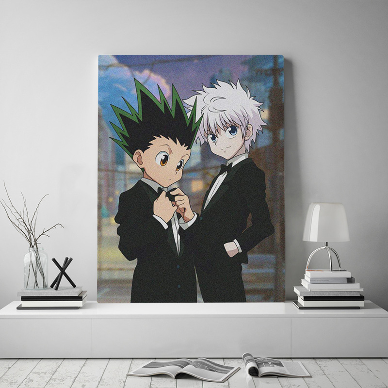 Buy Online Gon Killua Zoldyck Hunter X Hunter Anime Canvas Poster Painting Wall Art Decor Living Room Bedroom Study Home Decoration Prints Alitools