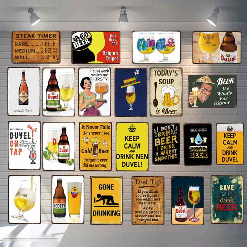 NO ALCOHOL PERMITTED Wall Plaques Cafe Pub Hotel Shop Kitchen Sign Metal Signs 