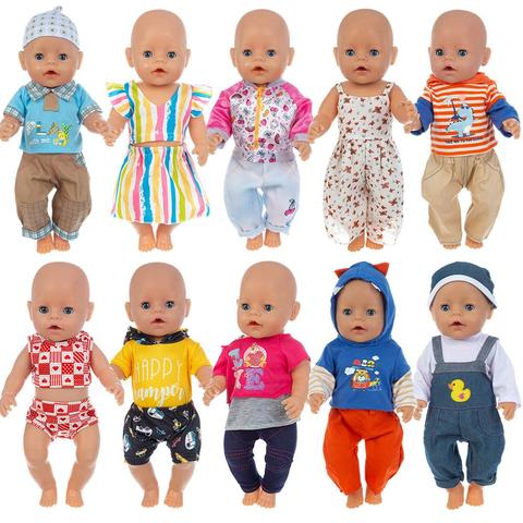 2022 New suit  Doll Clothes Fit For 43cm born baby Doll clothes reborn Doll Accessories ► Photo 1/6