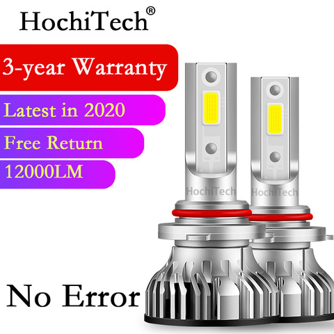 H4 LED H7 H11 H8 HB4 H1 H3 9005 HB3 9006 HB4 9012 H9 Car Headlight Bulbs 75W 12000LM Car Accessories 6000K White Led Fog Light ► Photo 1/6