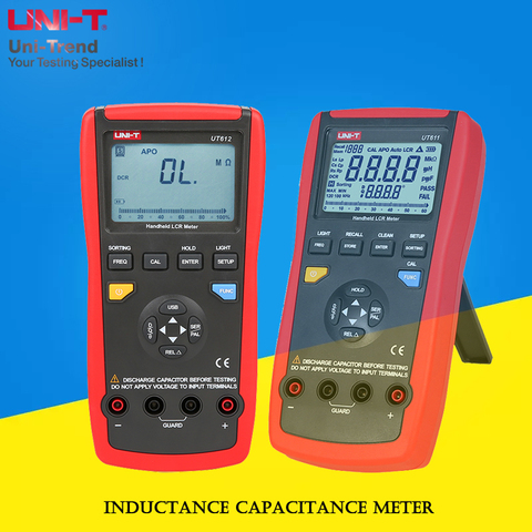 UNI-T UT612/UT611 LCR Meter; high precision 10KHz/100KHz LCR digital bridge meter / inductor / capacitor / resistance tester ► Photo 1/5