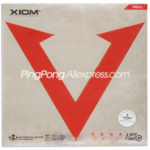 XIOM VEGA Asia Table Tennis Rubber Original XIOM VEGA Ping Pong Sponge ► Photo 1/5