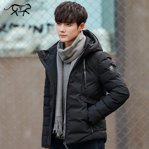 New Brand Men's Winter Jacket Men's Casual Fashion Jacket High Quality Men's Jackets and Coats Hooded Zipper Overcoats Hommer ► Photo 1/4