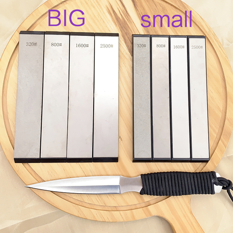 320/800/1600/2500 grit 4pcs Big diamond sharpening stone Apex edge kitchen knife sharper Honing whetstone Fixed angle system set ► Photo 1/6