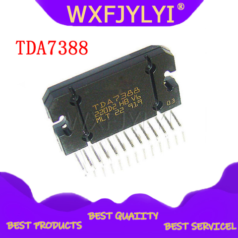 1pcs/lot TDA7388 7388 ZIP 4 X 41W Bridging car audio amplifier IC ► Photo 1/1
