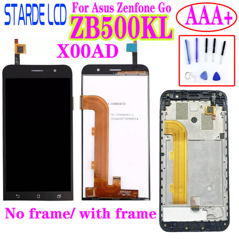 STARDE 5''  LCD for Asus ZenFone Go ZB500KL X00AD LCD Display Touch Screen Digitizer Assembly with Frame  and Free Toos ► Photo 1/5